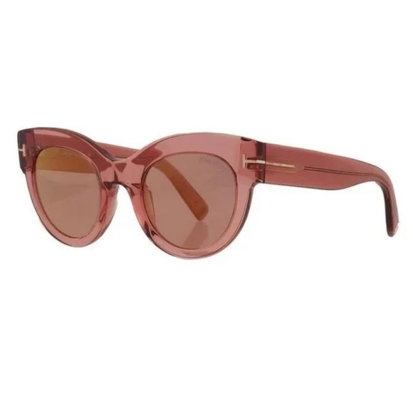 Tom Ford Pink Sunglasses with Geometric Frames! NWT main image 4